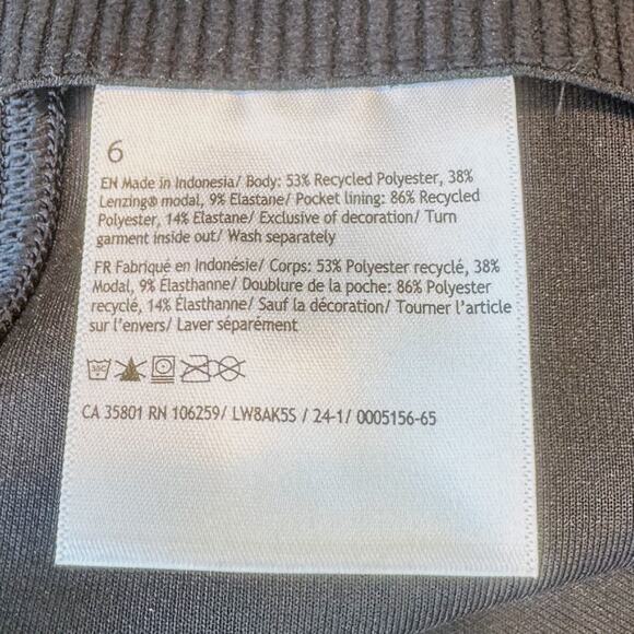 Lululemon, Softstreme High Rise Midi Slim Fit Skirt, Women's 6, Slate Gray - Picture 10 of 11